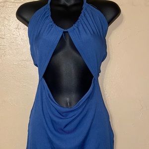 Cute blue short summer dress